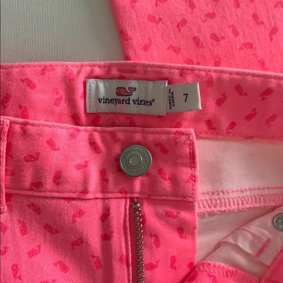 NWOT Vineyard Vines Neon Pink Pants - Picture 3 of 3